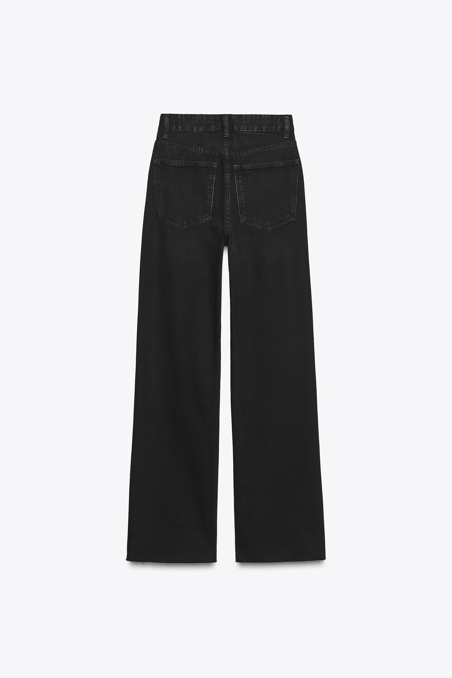 HIGH-WAIST WIDE-LEG JEANS