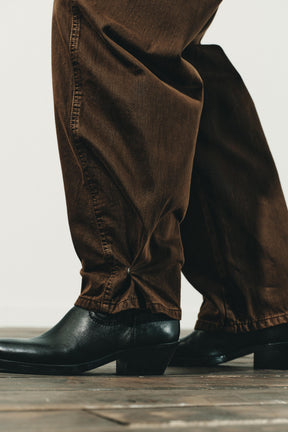 Baggy mid-waist jeans