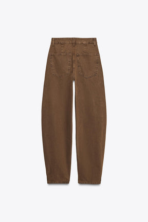 Baggy mid-waist jeans