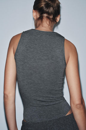 Ärmelloser Body