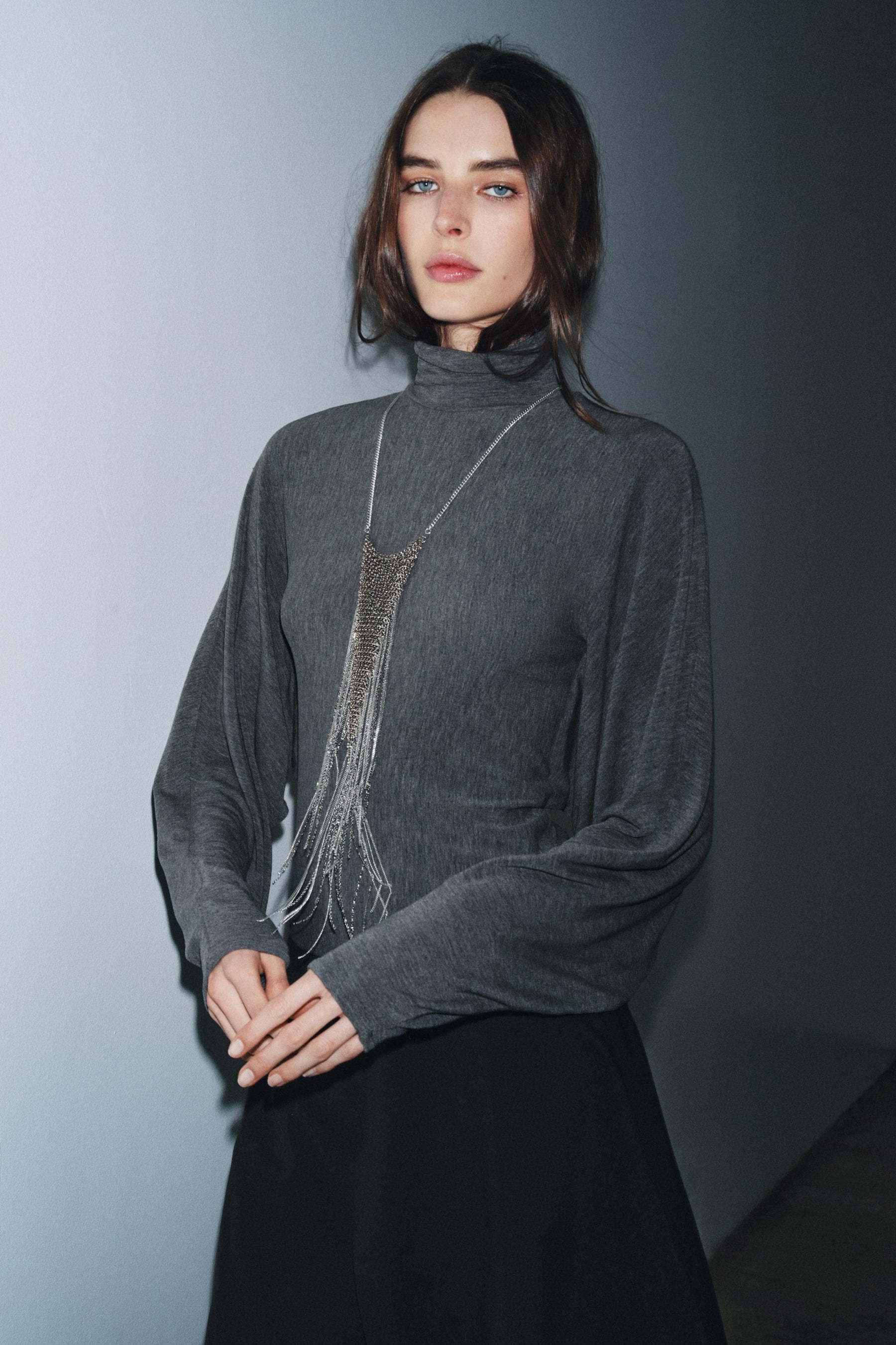 High Neck Tee