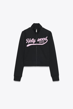 Zip-up sweatshirt