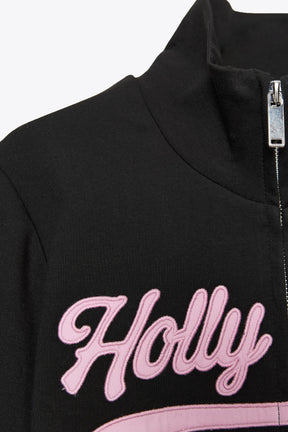 Zip-up sweatshirt