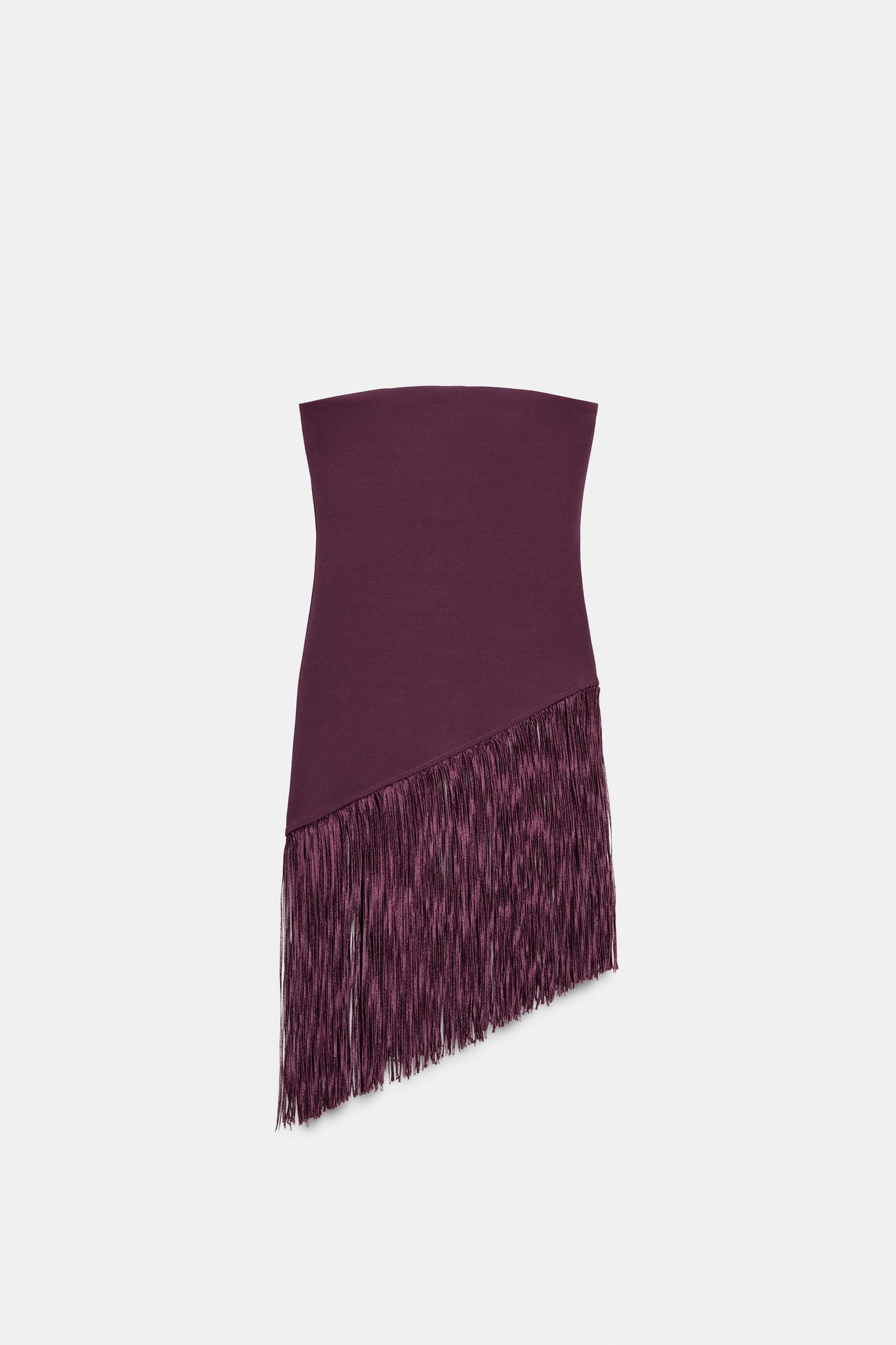 FRINGED STRETCH TOP