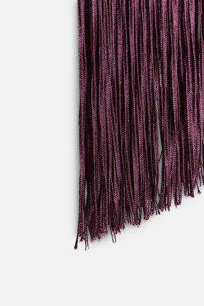 FRINGED STRETCH TOP