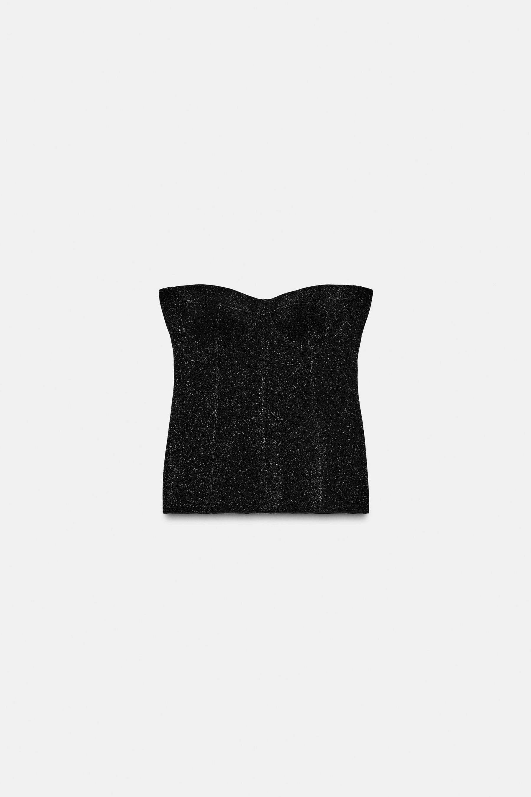 Sparkly Stretch Bandeau Top