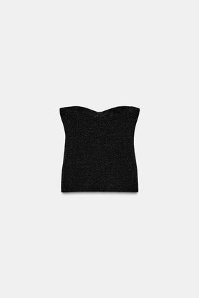 Sparkly Stretch Bandeau Top
