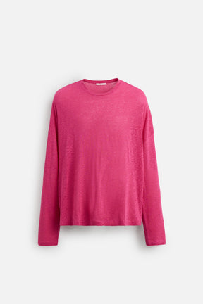 VISCOSE - LINEN T-SHIRT - Image 6