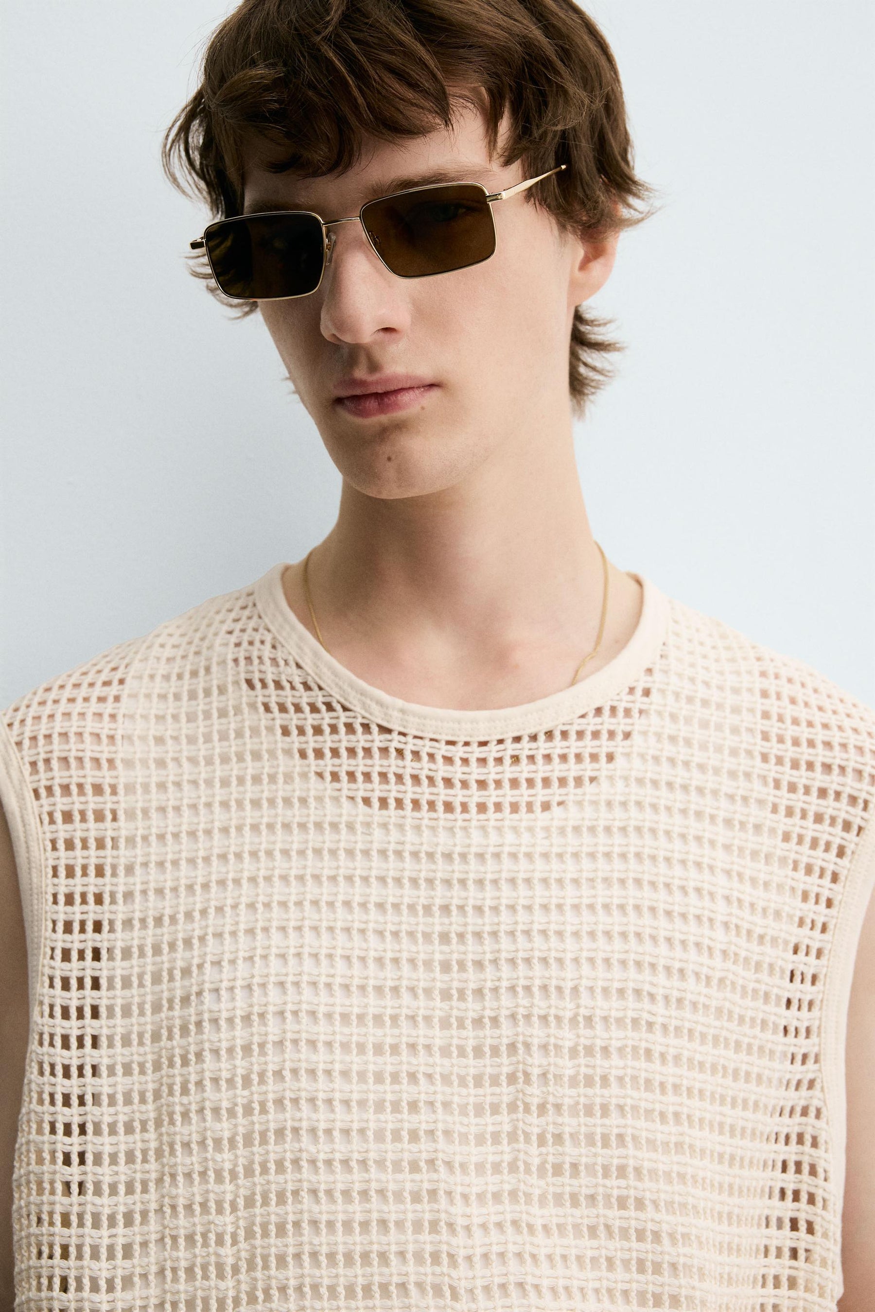 CROCHET TEXTURED T-SHIRT - Image 6