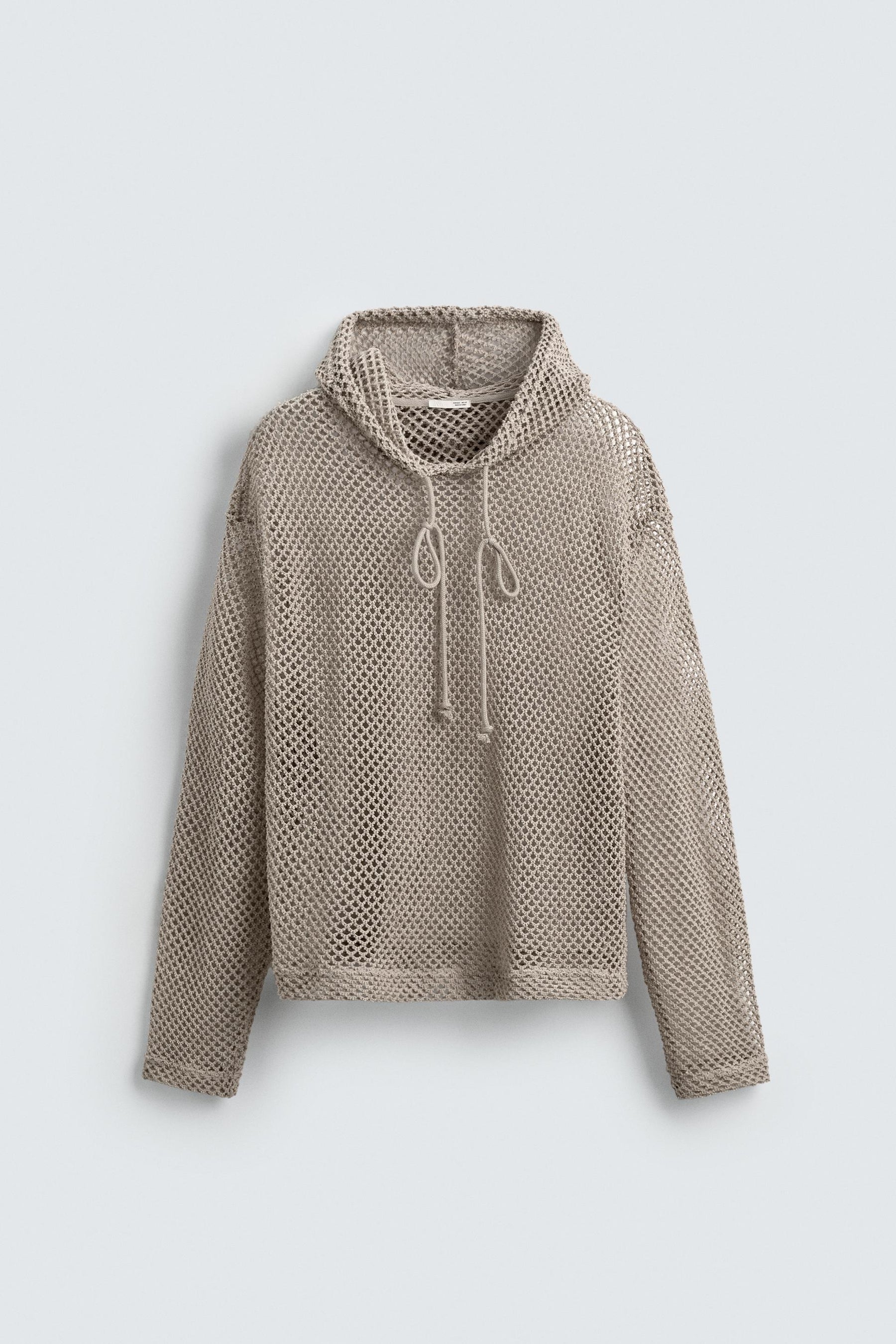 CROCHET TEXTURED SWEATSHIRT - Image 7