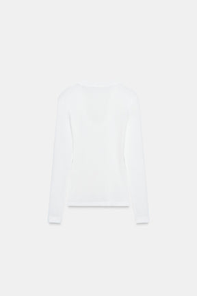 CREPE LONG SLEEVE SHIRT