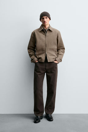 DENIM ZIP-UP JACKET - Image 1