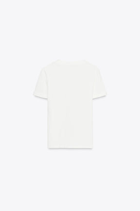 Ripped Cotton T-Shirt