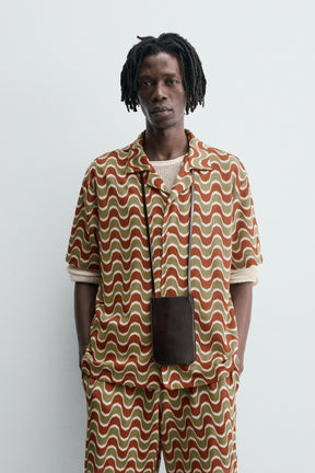 GEOMETRIC JACQUARD SHIRT - Image 2