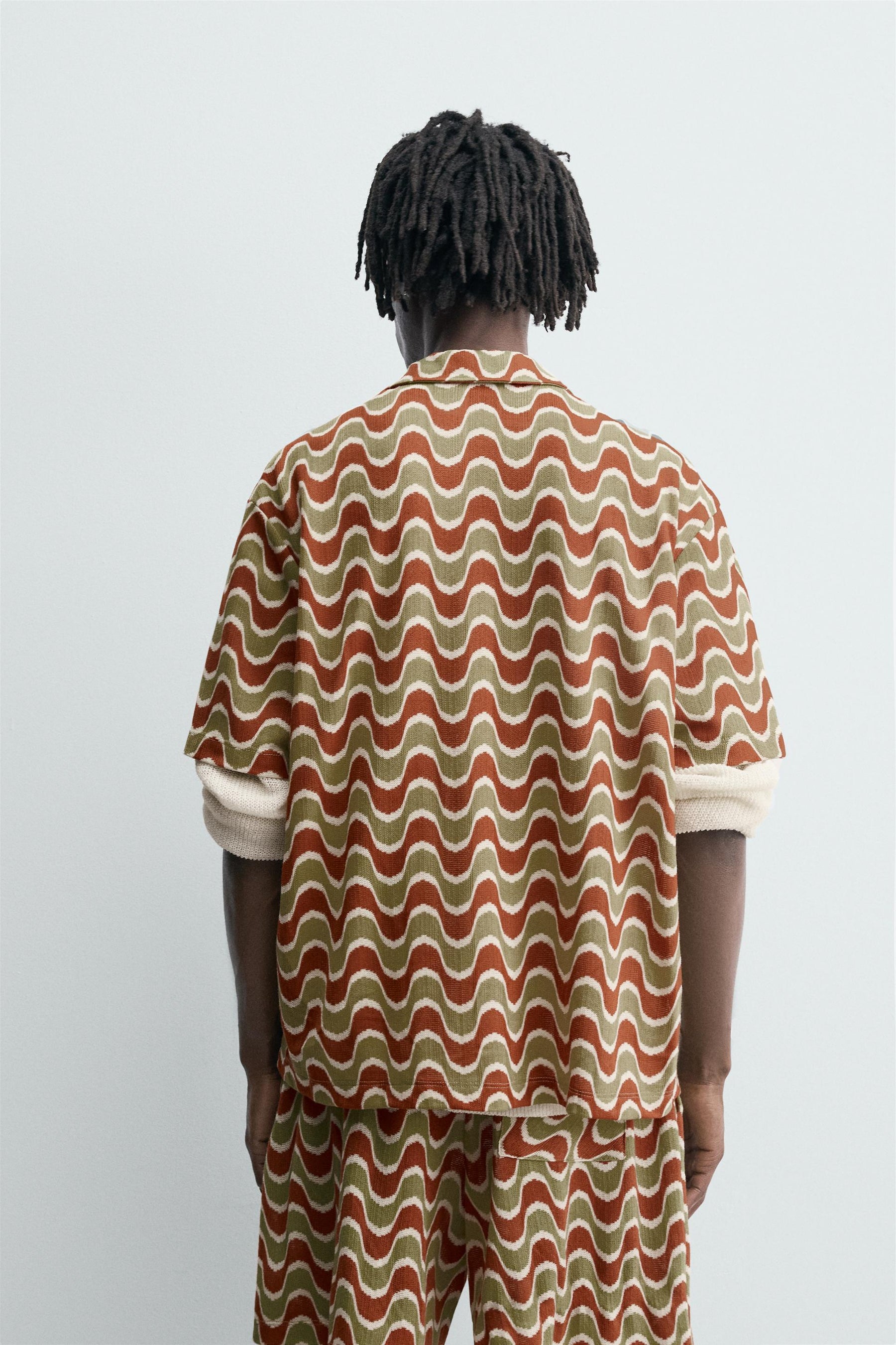 GEOMETRIC JACQUARD SHIRT - Image 3