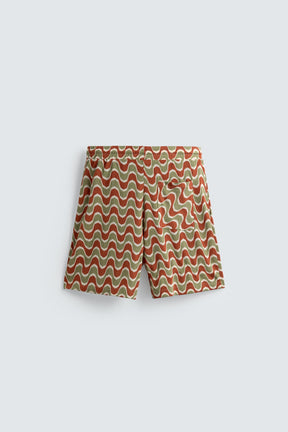 GEOMETRIC JACQUARD BERMUDA SHORTS - Image 8