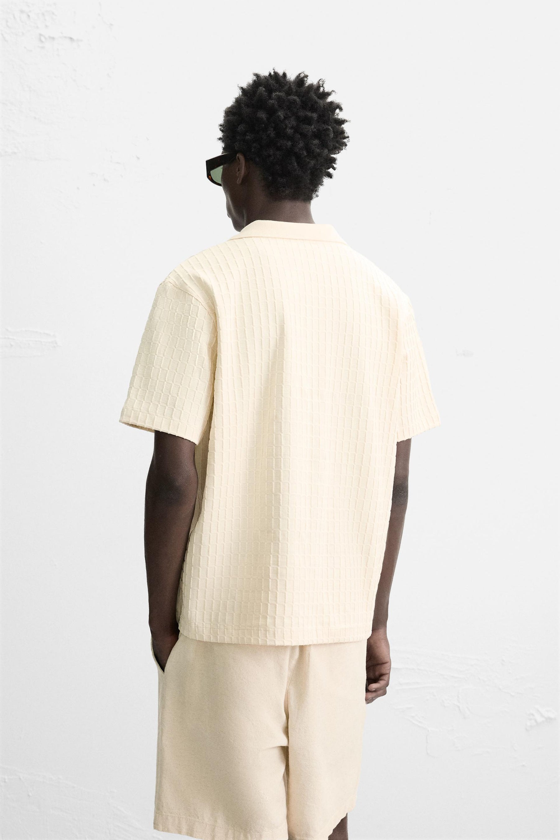 TEXTURED POLO SHIRT - Image 3