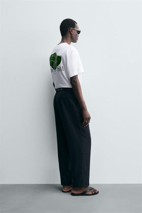 CONTRAST PRINT T-SHIRT - Image 4