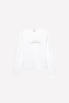RHINESTONE LOGO T-SHIRT LUDOVIC DE SAINT SERNIN x - Image 1