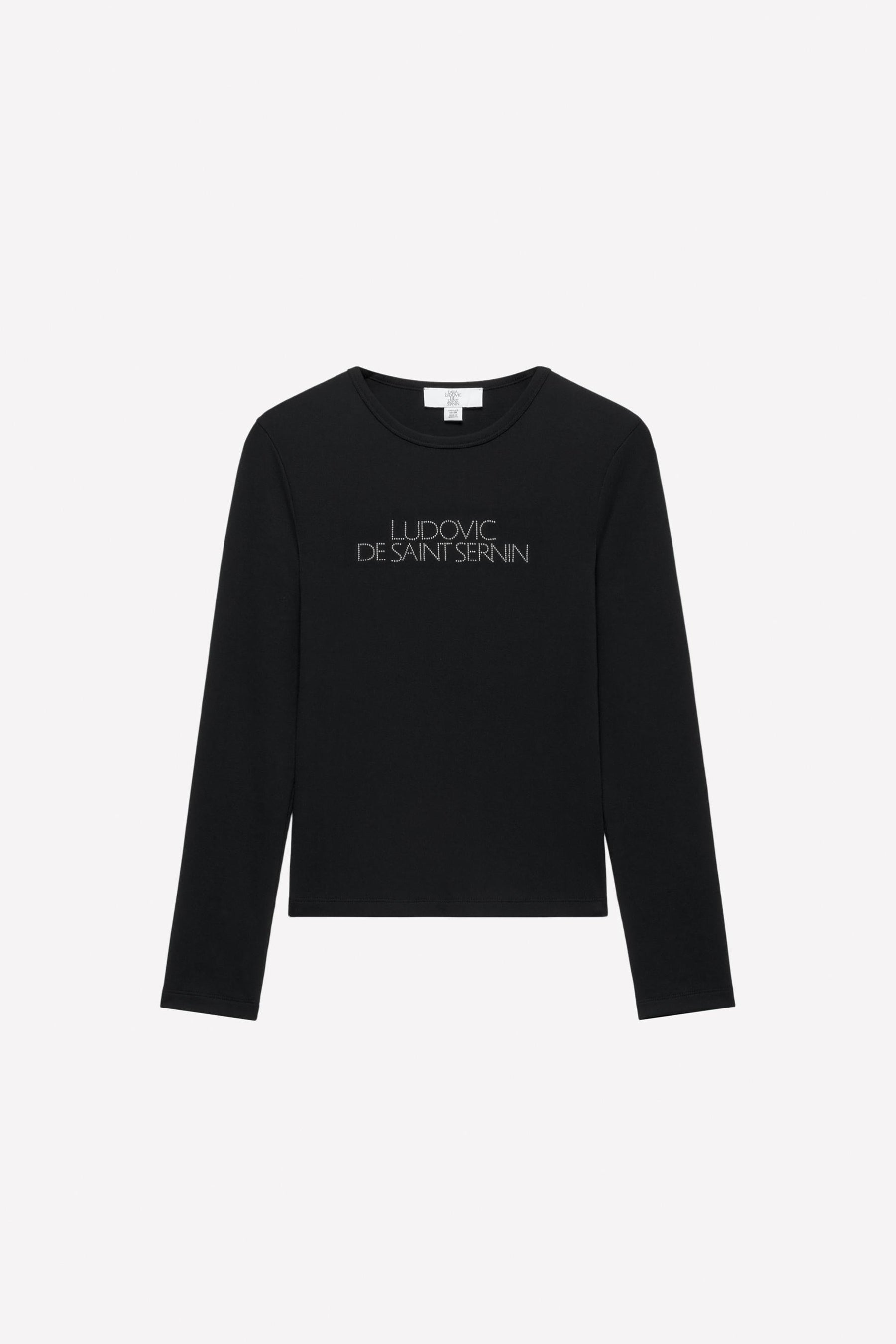 RHINESTONE LOGO T-SHIRT LUDOVIC DE SAINT SERNIN x - Image 1