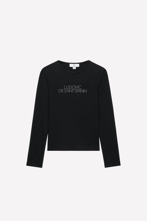 RHINESTONE LOGO T-SHIRT LUDOVIC DE SAINT SERNIN x - Image 1