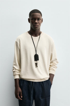 SOFT CREW NECK SWEATSHIRT - Image 2