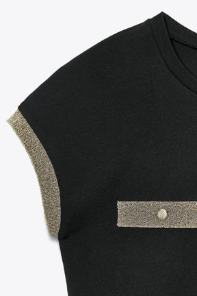 METALLIC THREAD SHIRT