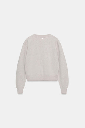 Sweatshirt with label detail
