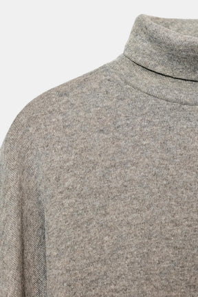 High-neck T-shirt