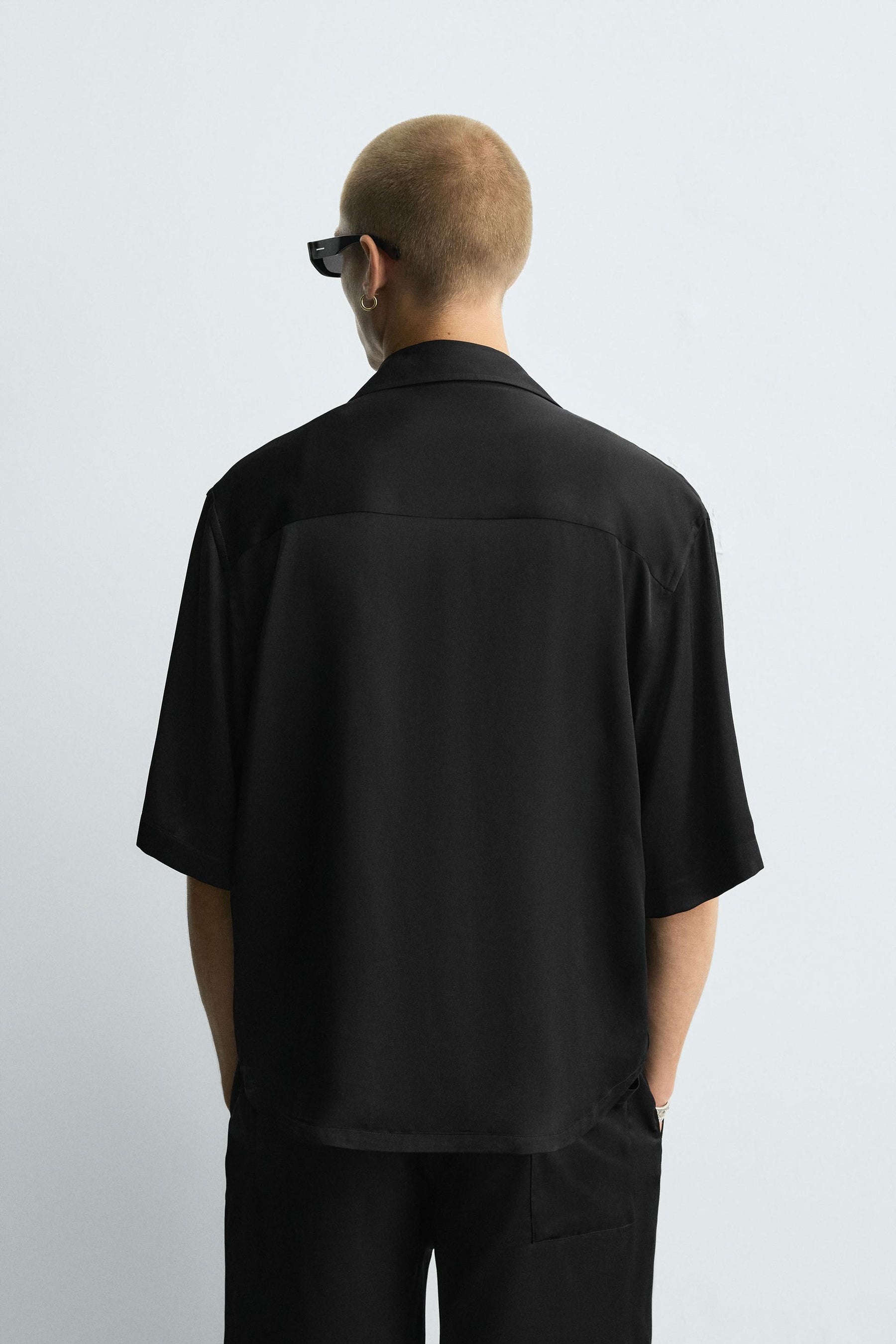 SATIN RELAXED FIT SHIRT - Image 3