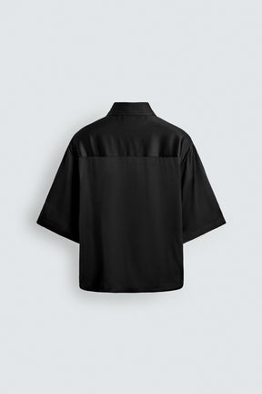 SATIN RELAXED FIT SHIRT - Image 7