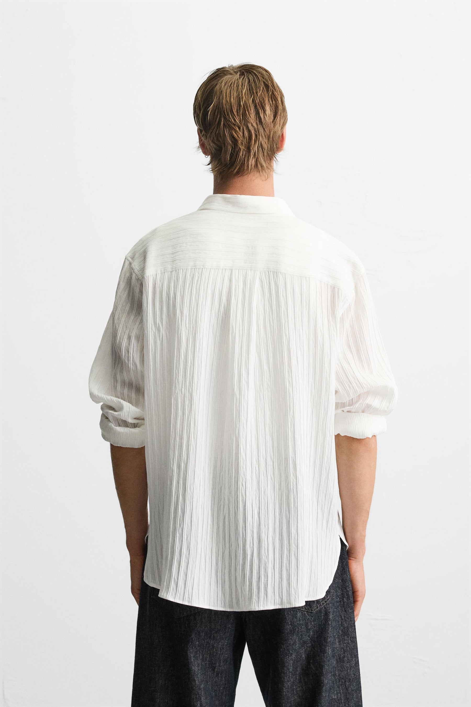 STRIPED JACQUARD SHIRT - Image 3