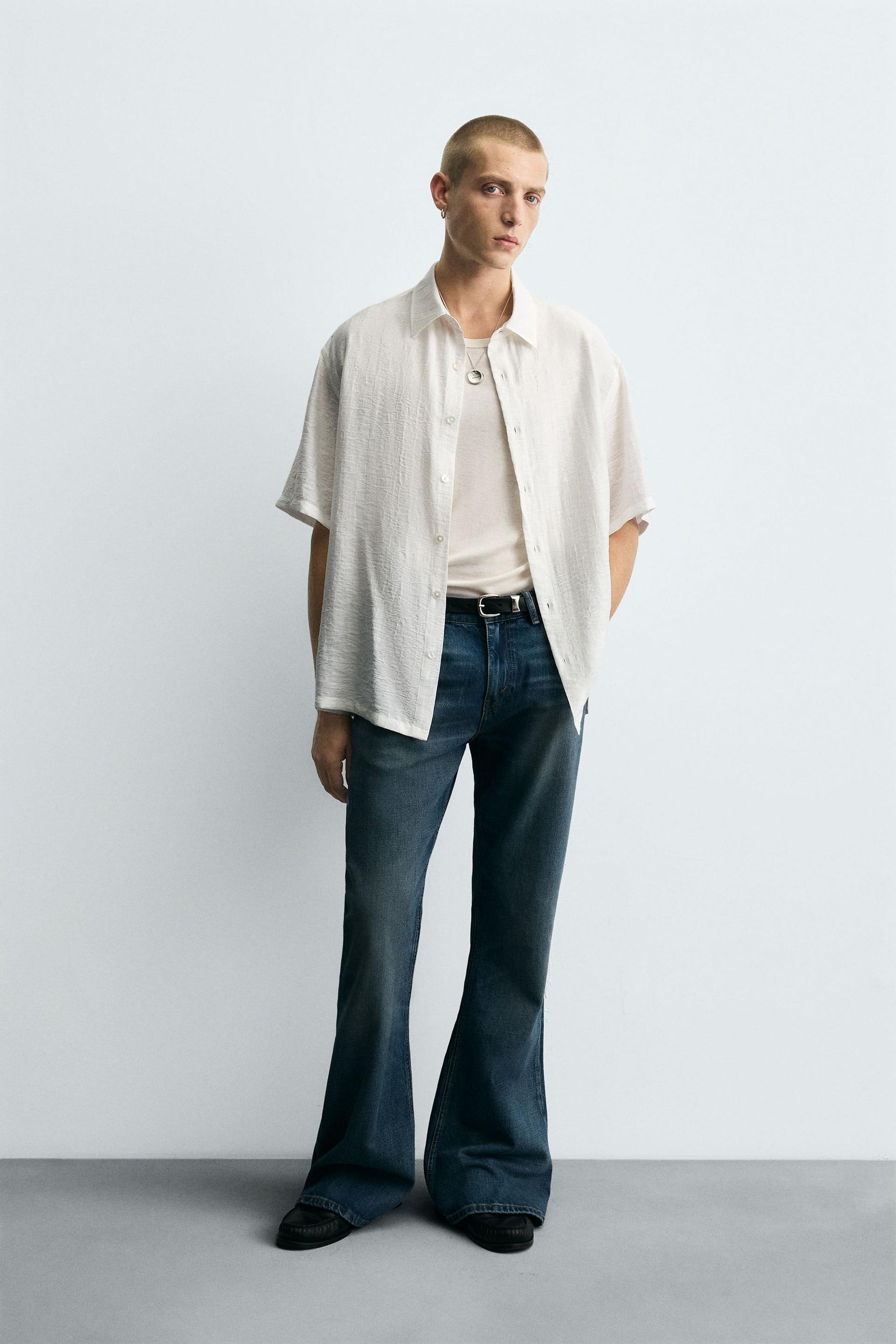 IRREGULAR JACQUARD SHIRT - Image 1