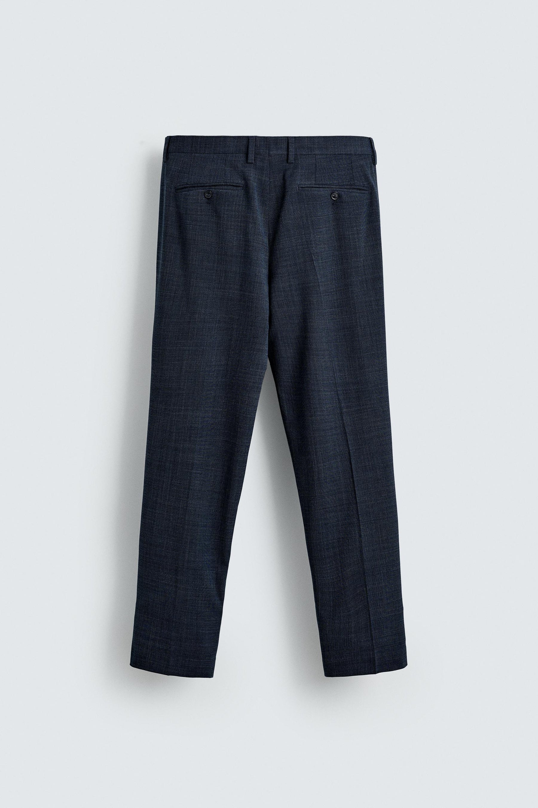 TEXTURED SUIT TROUSERS - Image 5