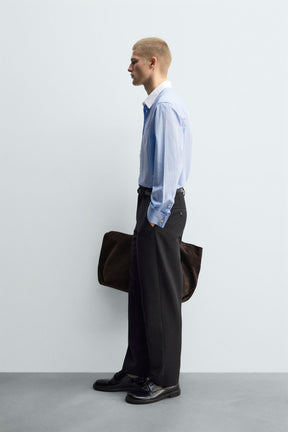 STRIPED SHIRT WITH CUFFLINK CUFFS - Image 4