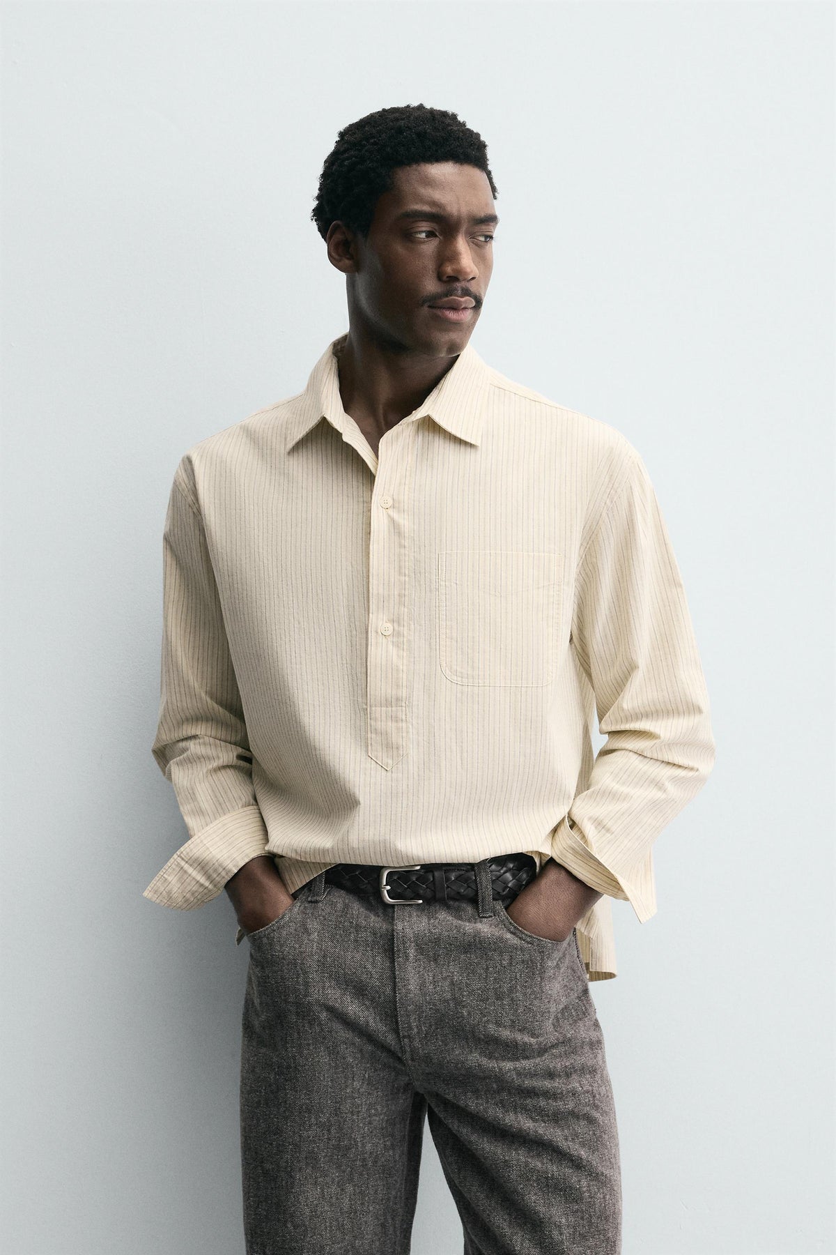 STRIPED POLO SHIRT - Image 2