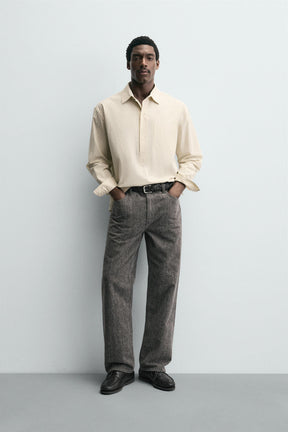 STRIPED POLO SHIRT - Image 1