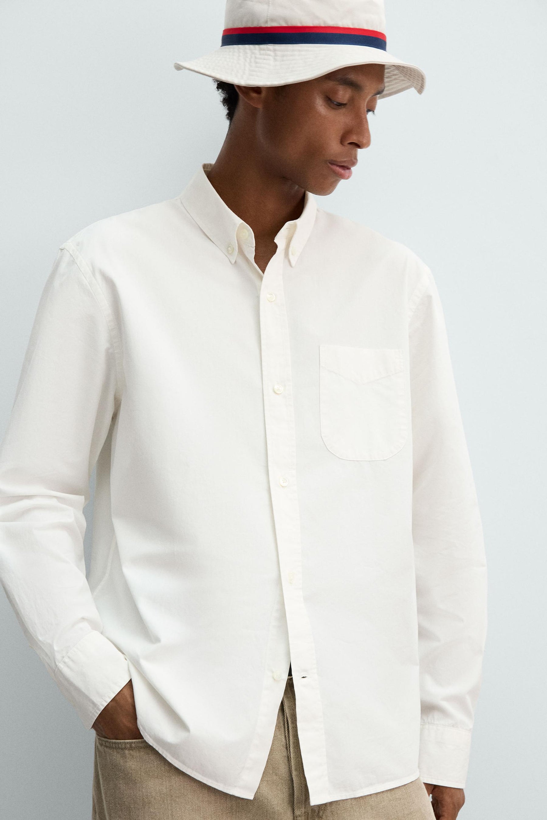 REGULAR FIT SHIRT WITH POCKET - Image 5