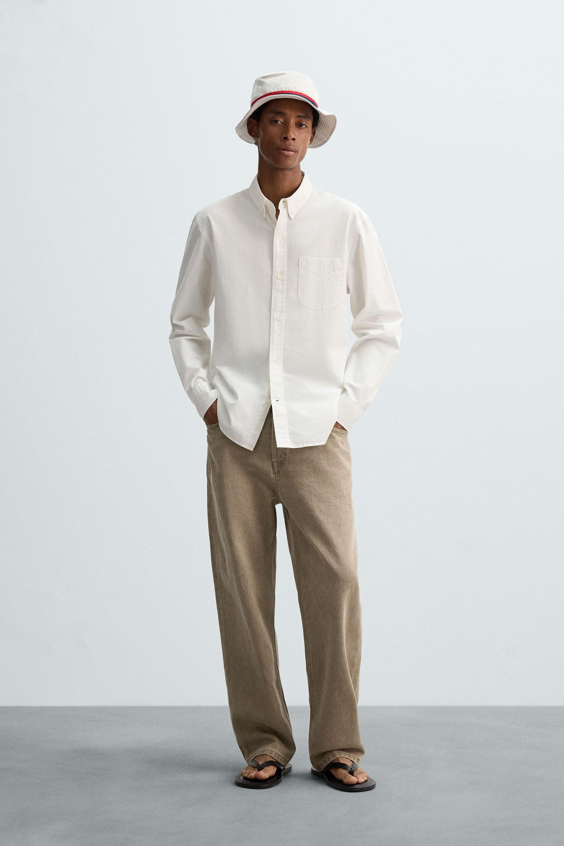 REGULAR FIT SHIRT WITH POCKET - Image 1