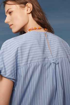 Asymmetric Striped Fashion Dress
