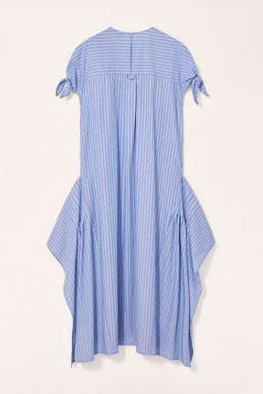 Asymmetric Striped Fashion Dress