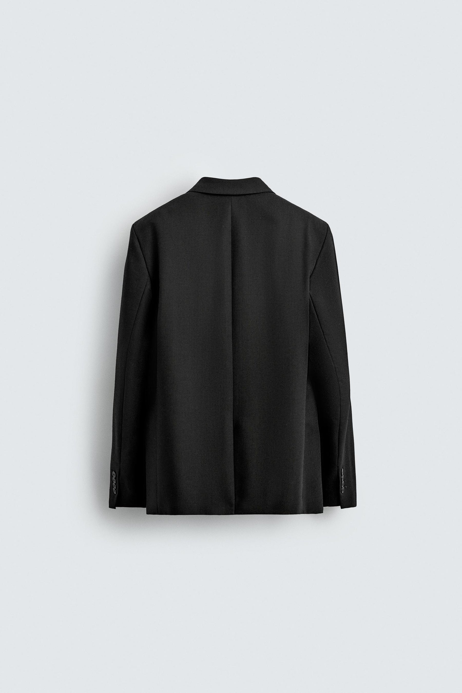 DOUBLE-BREASTED WOOL SUIT BLAZER - Image 9