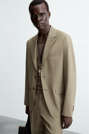 TEXTURED SUIT BLAZER - Image 6