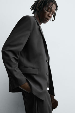 WOOL SUIT BLAZER - Image 6