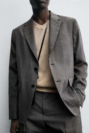 CHECK SUIT BLAZER - Image 6