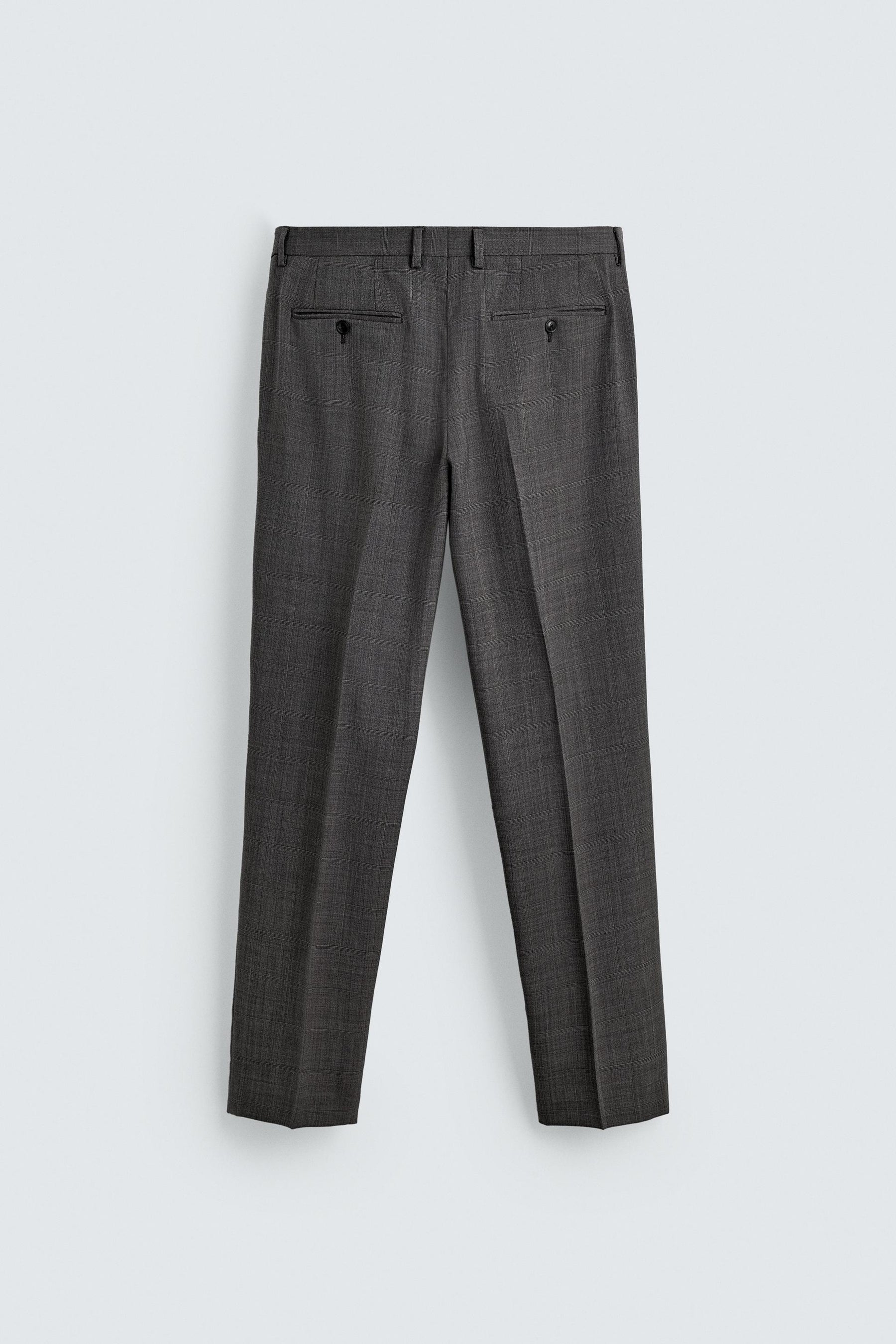 CHECK SUIT TROUSERS - Image 8