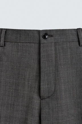 CHECK SUIT TROUSERS - Image 9