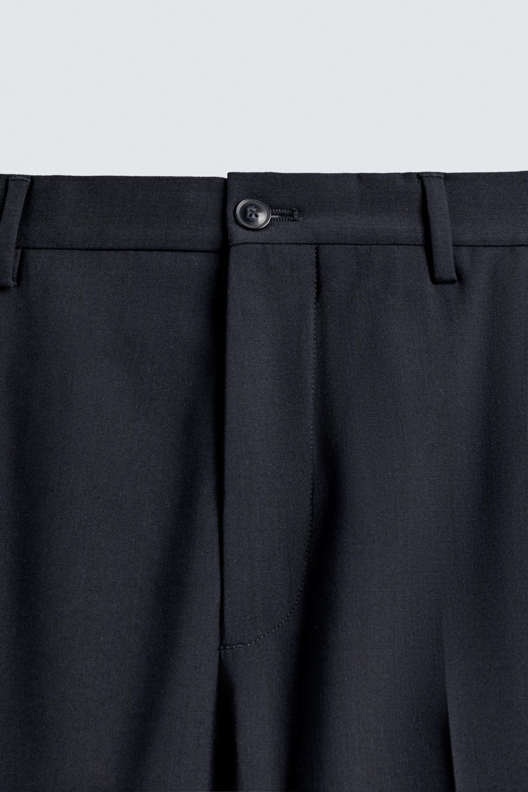 WOOL SUIT TROUSERS - Image 8