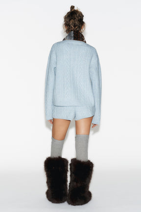 Wool Cable Knit Jumper