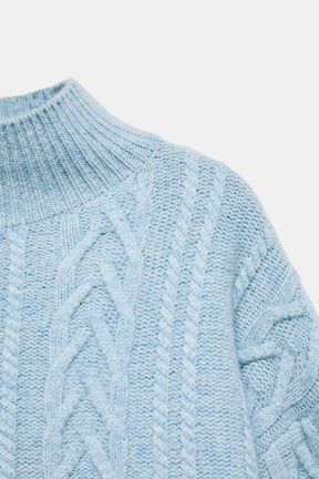 Wool Cable Knit Jumper